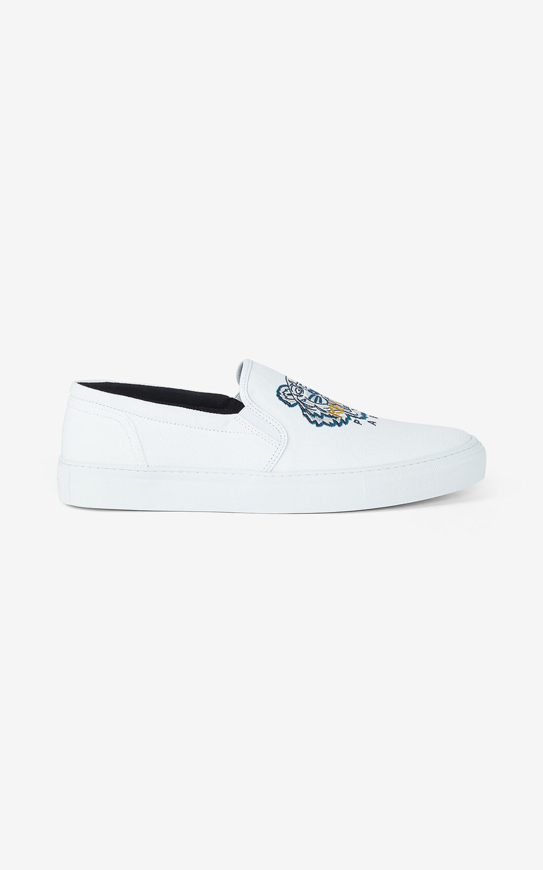 Tenis Kenzo K Skate Tiger lace free Hombre Blancas - SKU.2280012